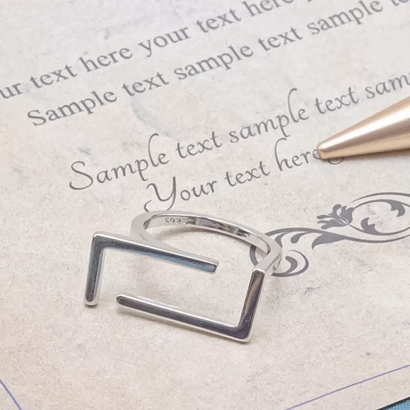 ⚜️[𝟯𝟬%𝗢𝗙𝗙|𝗯𝘂𝗻𝗱𝗹𝗲𝘀 𝟯+]⚜️Silver Rhodium Plated Quad Ring NEW - Picture 4 of 9